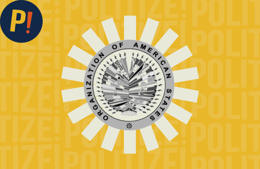 El emblema de la OEA y el papel de Colombia en la organización.