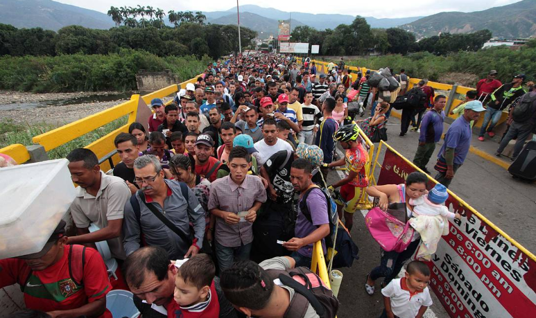 Migración venezolana en la frontera con Colombia