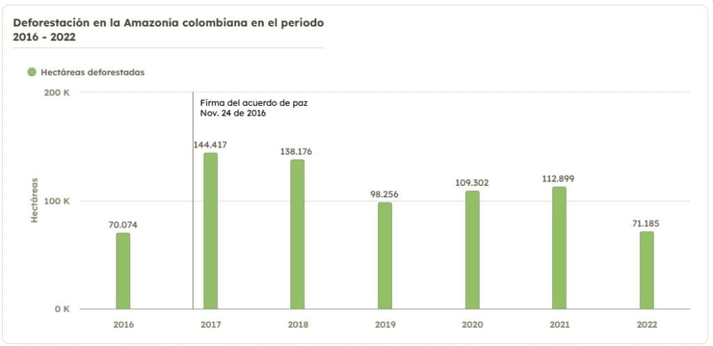 Tasa de deforestación