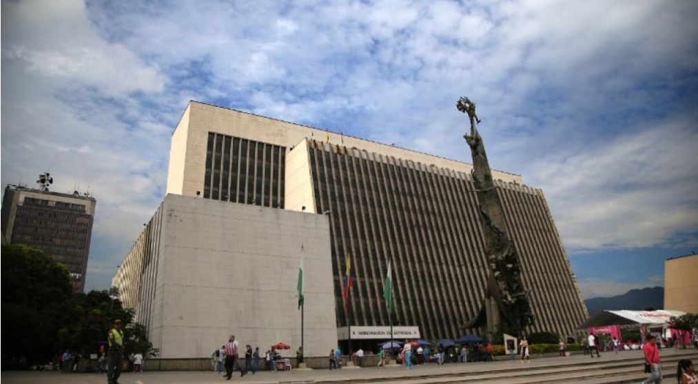 Sede de la gobernación de Antioquia, dónde se encuentra el gobernador